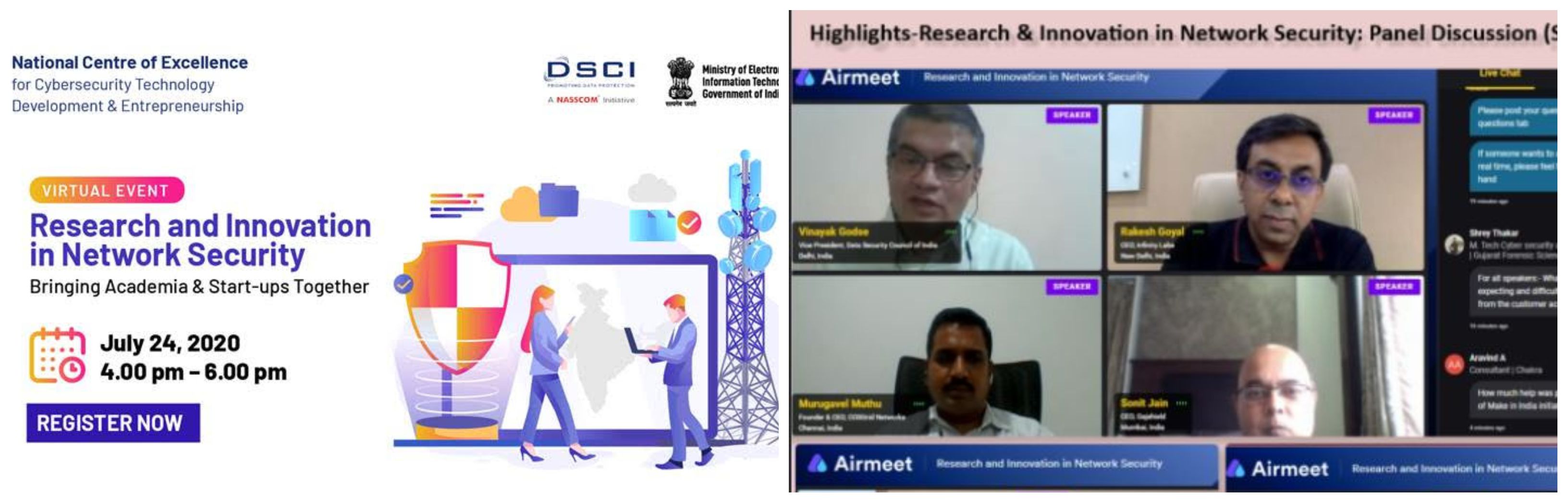 Virtual panel discussion : Innovation in Network Security -Startups
